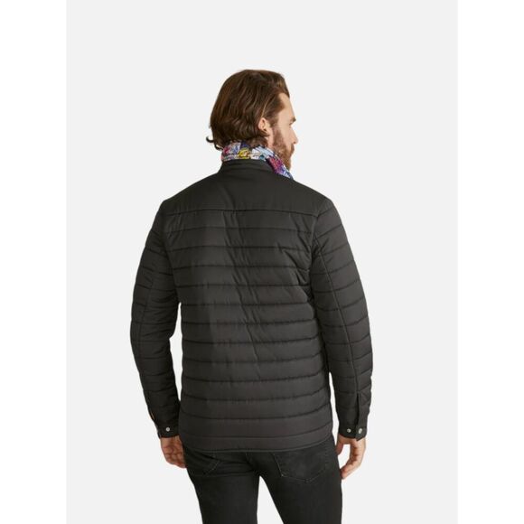 Robert Graham Quilted Puffer Shirt Jacket Coat - Picture 2 of 14